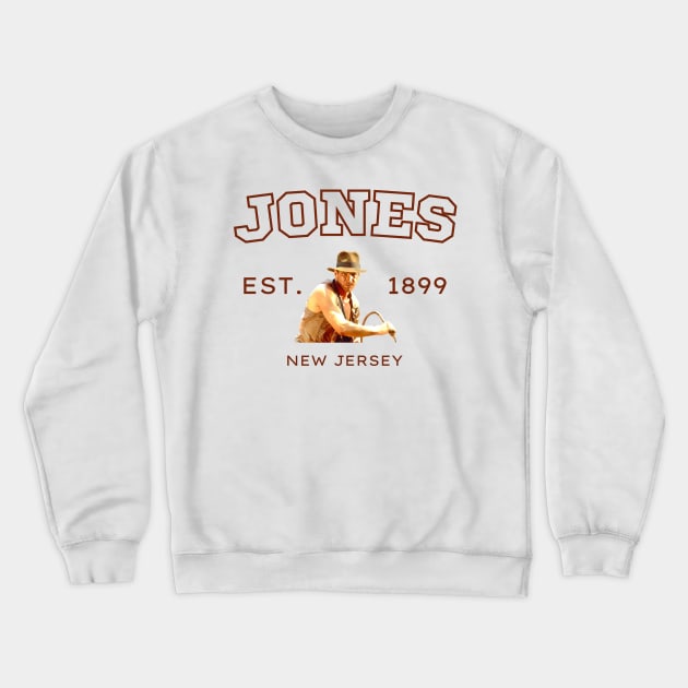 indiana jones college t-shirt • indiana jones and the raiders of the lost ark Crewneck Sweatshirt by shopanniekat